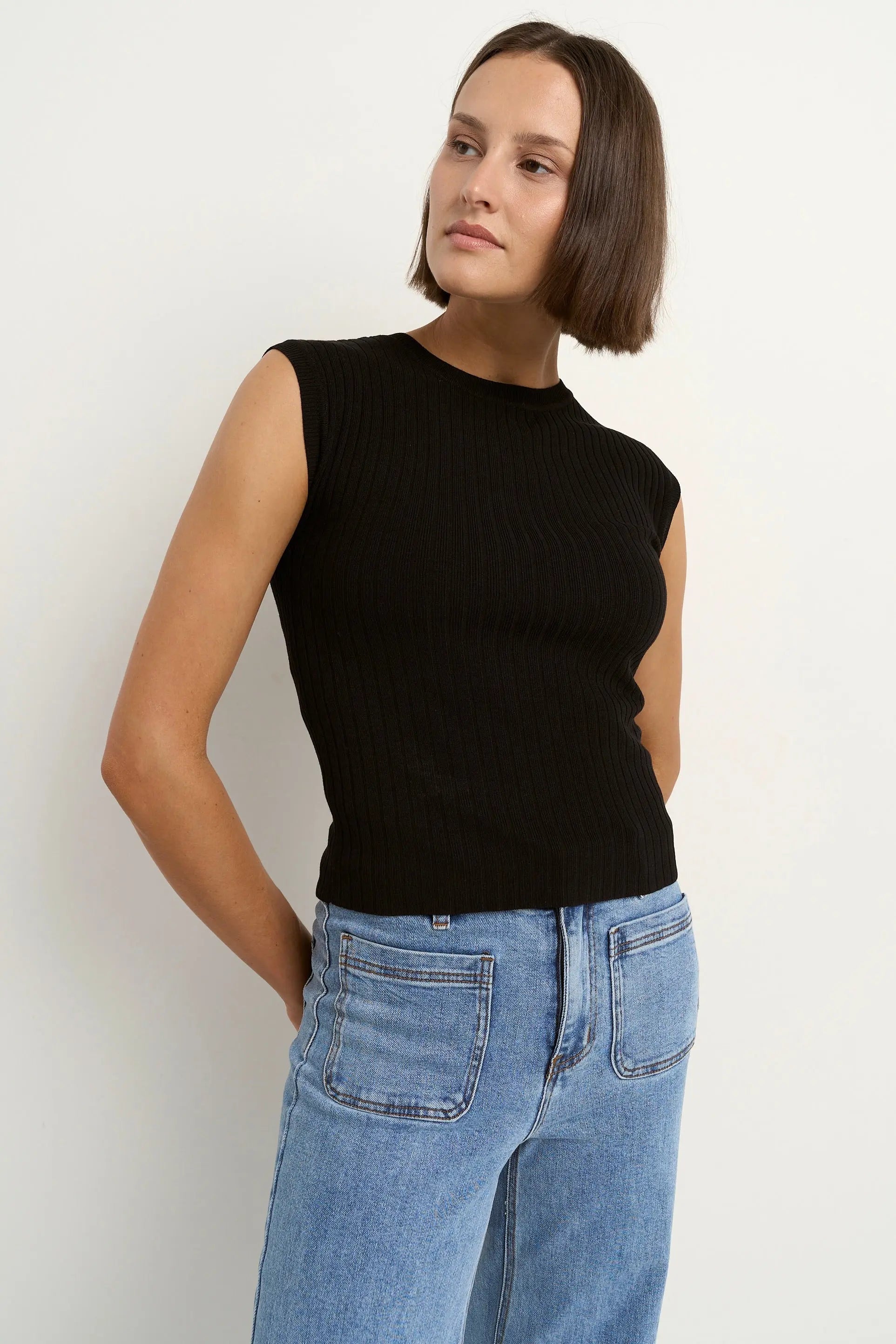 Subject Rib Knit Tank Among the Brave