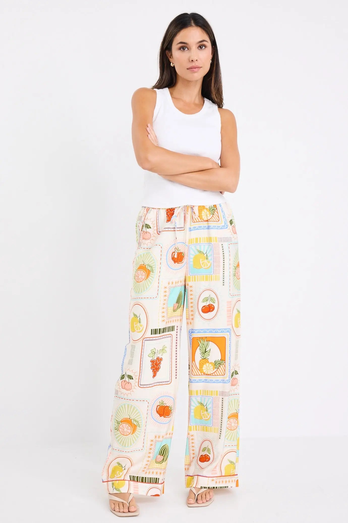 Travel Wide Leg Pull On Pants By Rosa