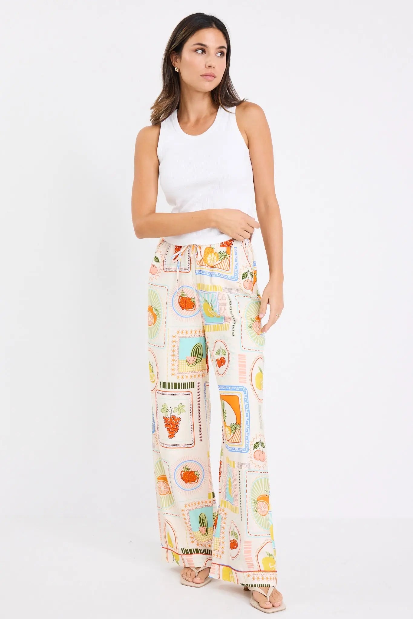 Travel Wide Leg Pull On Pants By Rosa