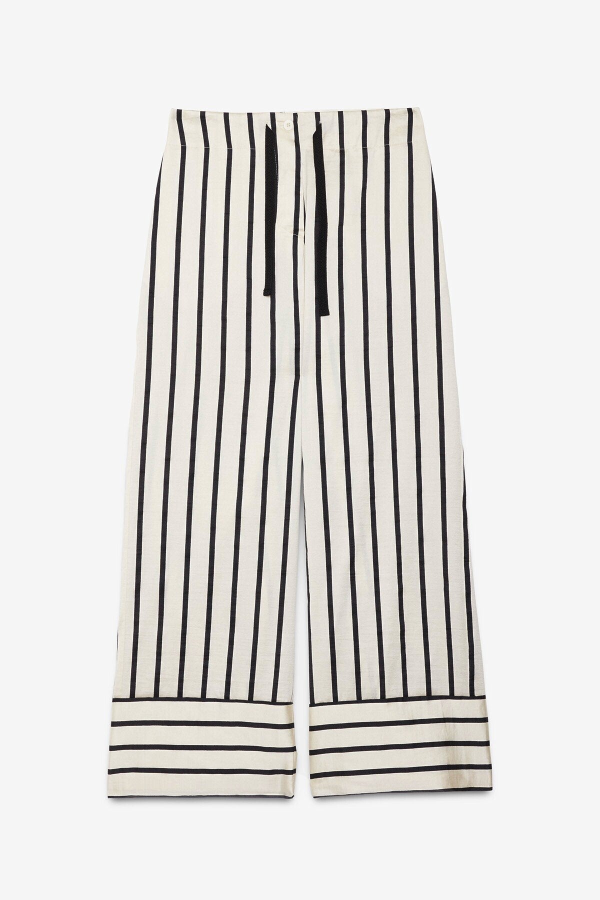 Linen Blend Palazzo Pant