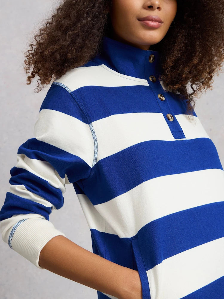 Bobby Button Stripe Sweat