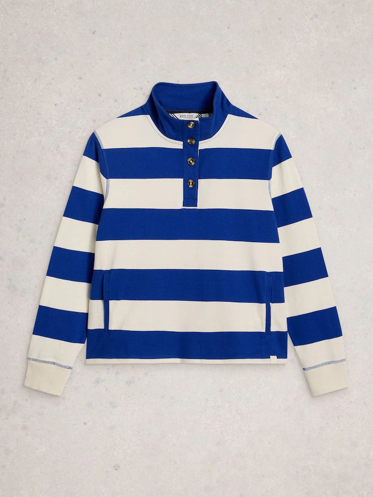 Bobby Button Stripe Sweat