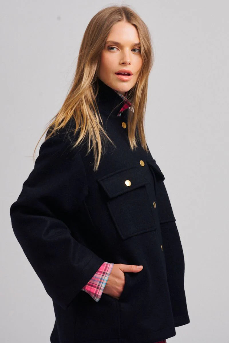 The Allegra Relaxed Wool Blend Jacket