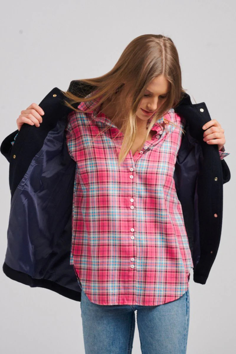 The Allegra Relaxed Wool Blend Jacket