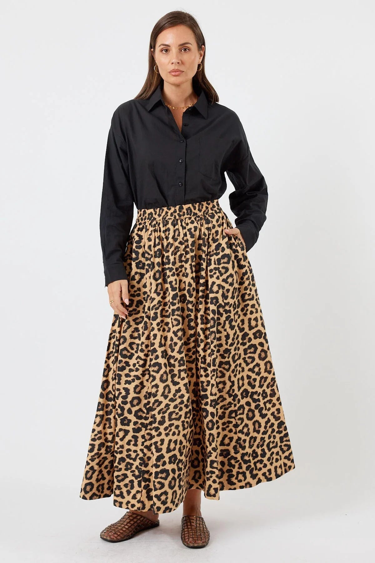 AzureSkirt Leopard