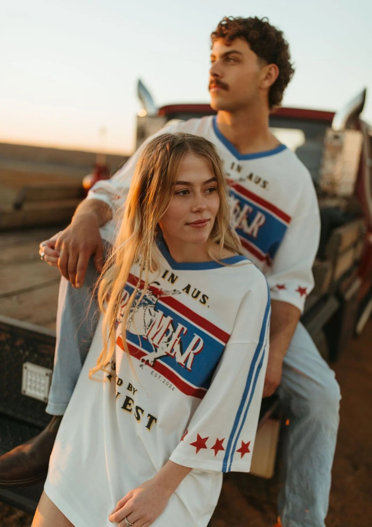 Born In Aus Oversize Vee