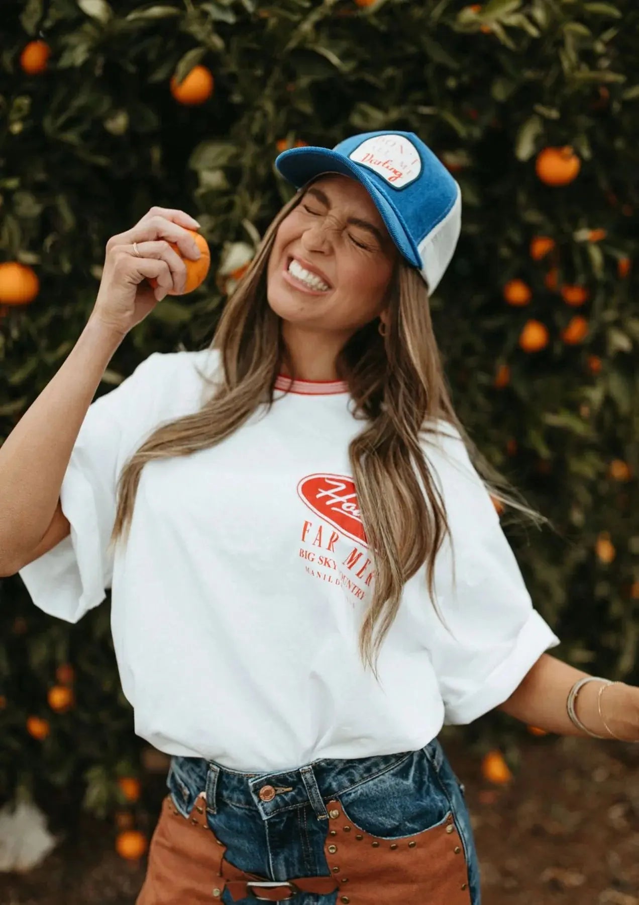 Big Red Box Tee Far Mer By Whitney