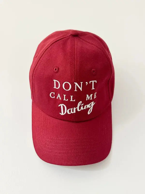 Don't Call Me Darling Cap Far Mer By Whitney