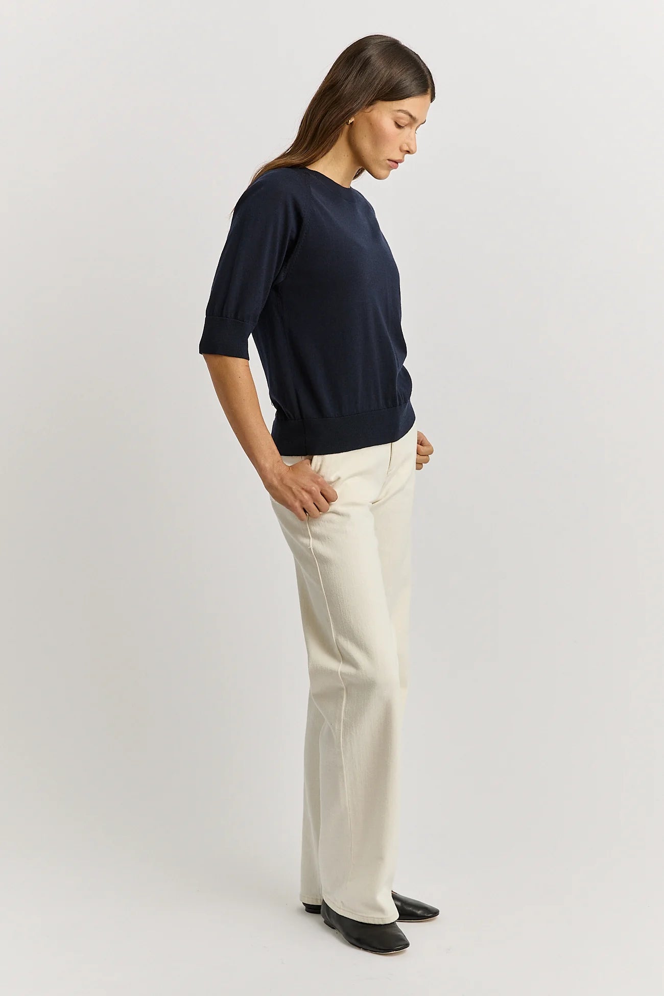 EXTRA FINE RAGLAN SLEEVE TOP