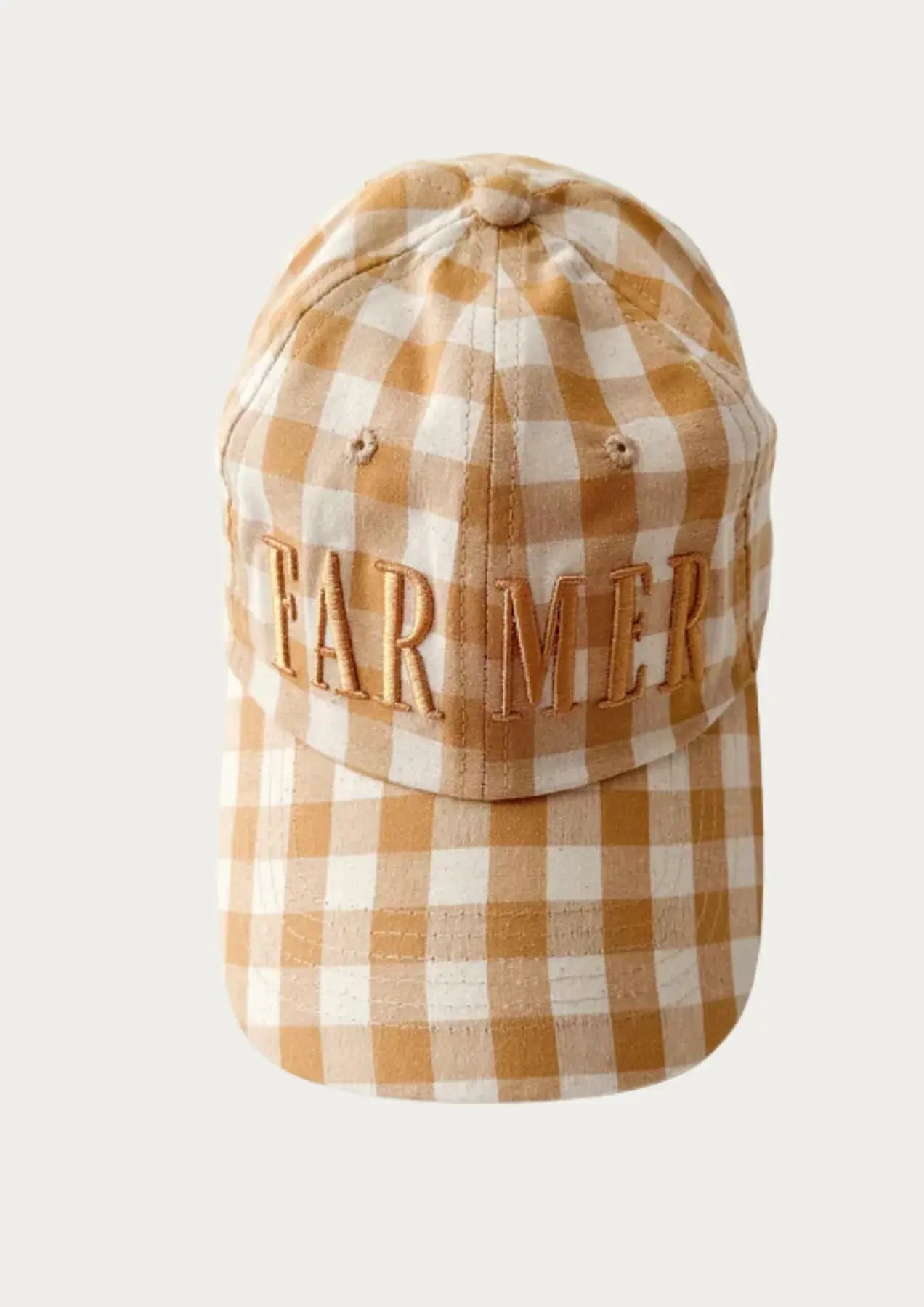 Honey Check Cap Far Mer By Whitney