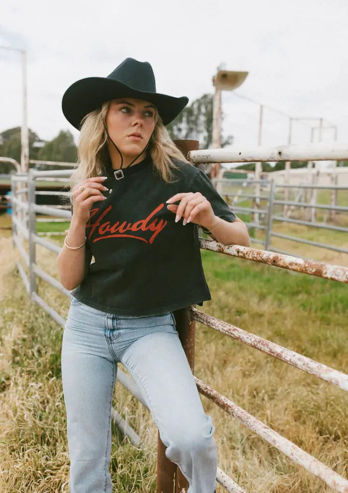 Howdy Cowboy Short Cut Crew Far Mer By Whitney