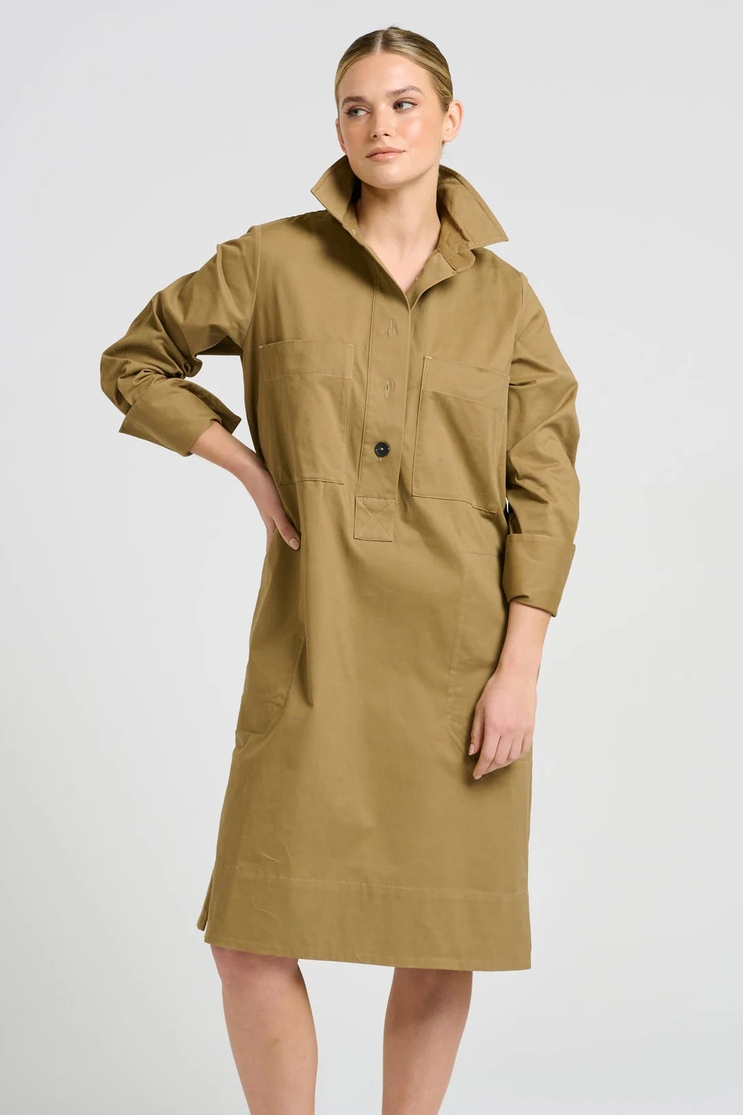 The Jane Utility Popover Dress