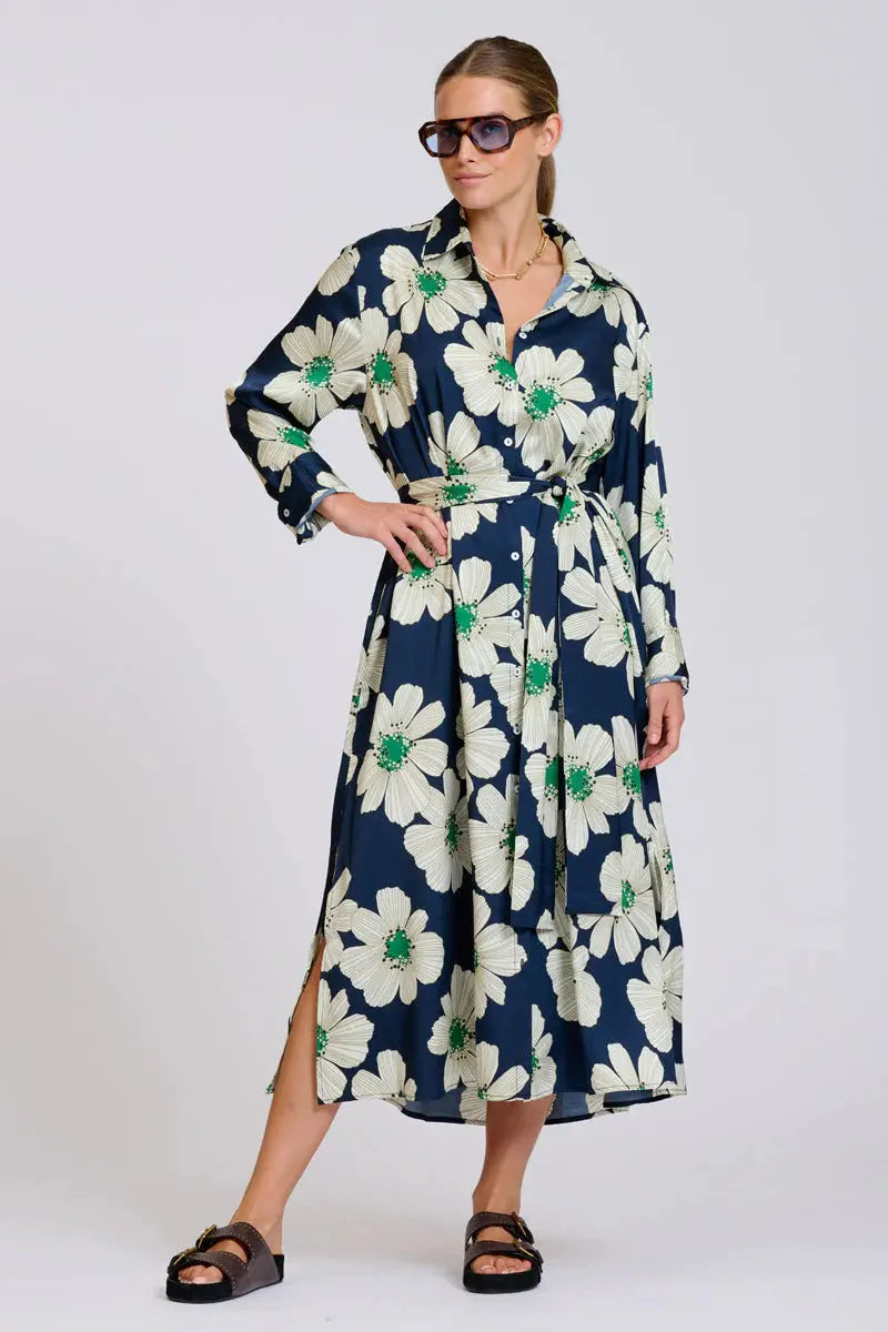 The Luxe Luna Longline Shirt Dress Shirty