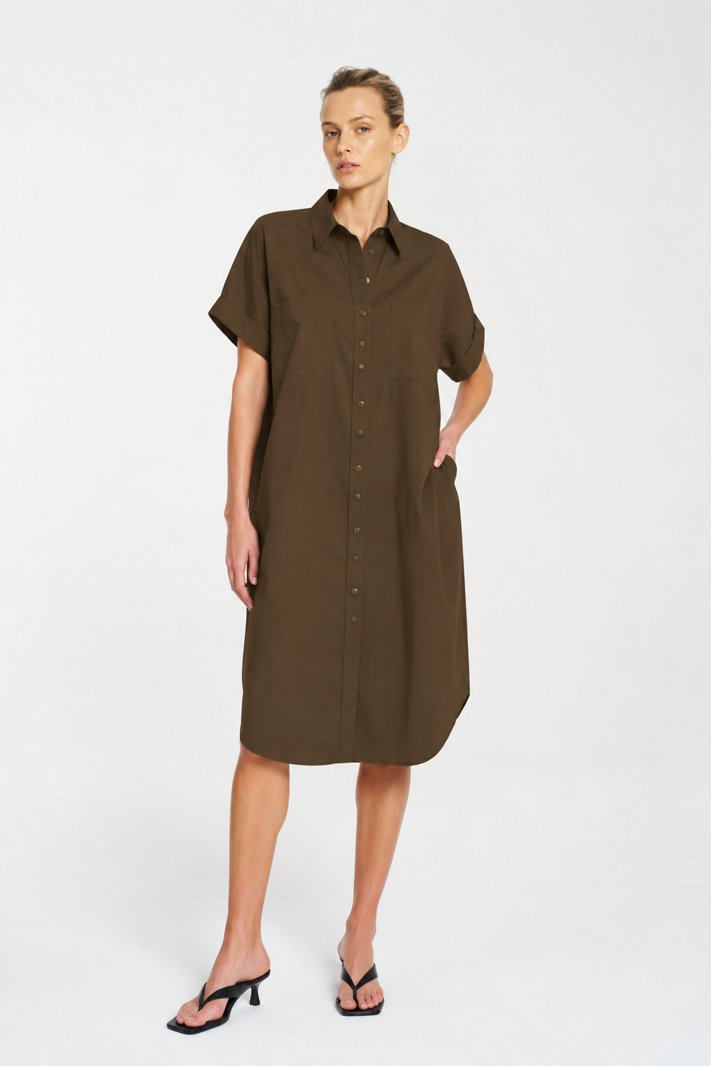 Stud Shell Dress