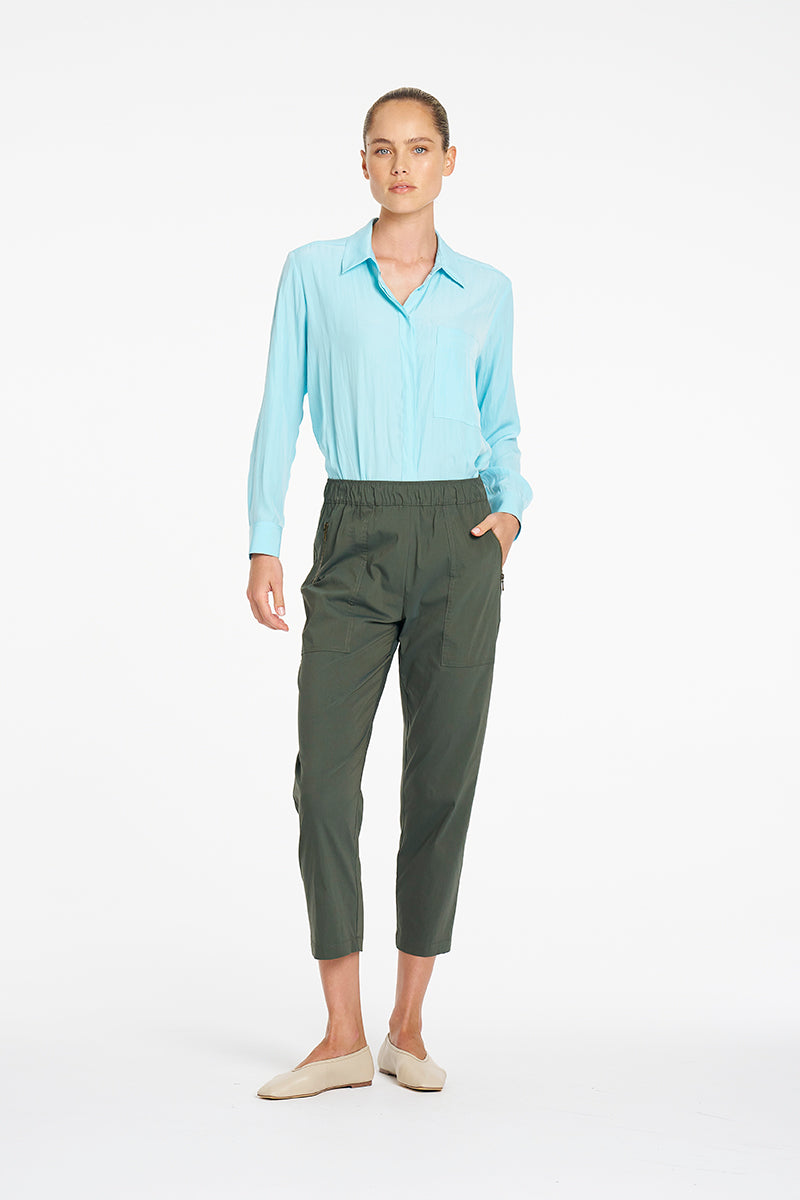 Zip Tapered Pant