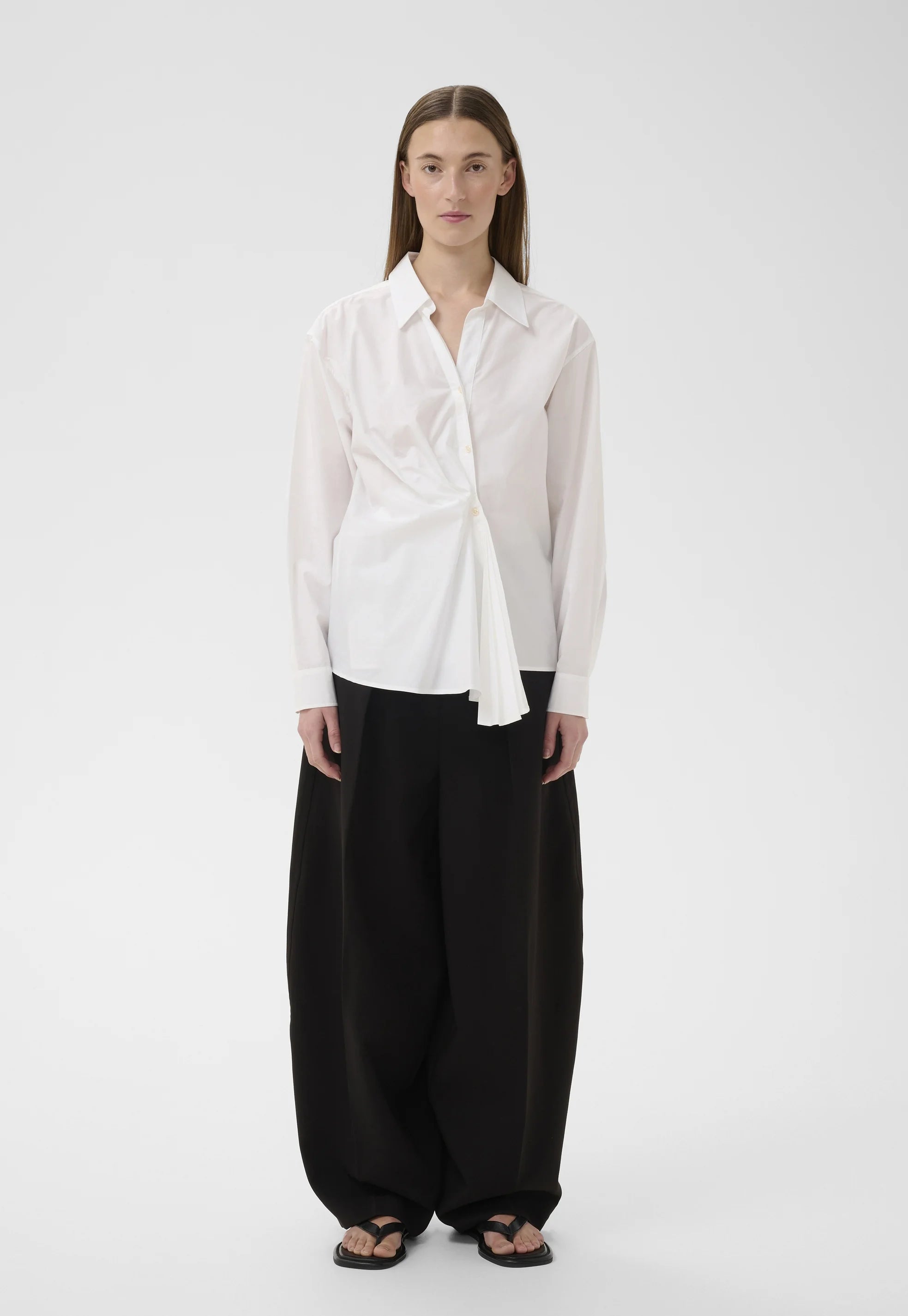 Leloiw Dallas Pleated Shirt