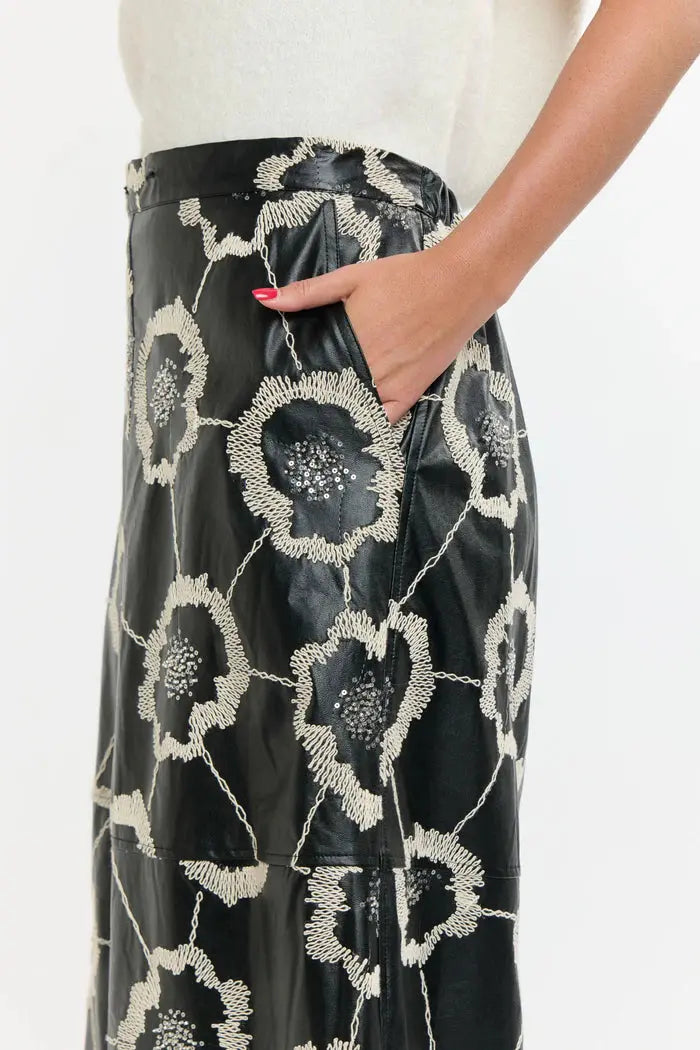 Florence PU Skirt 365 Days
