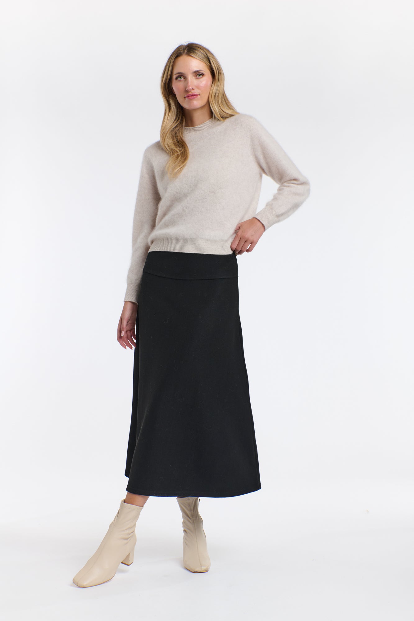 Camelia Ponte Skirt