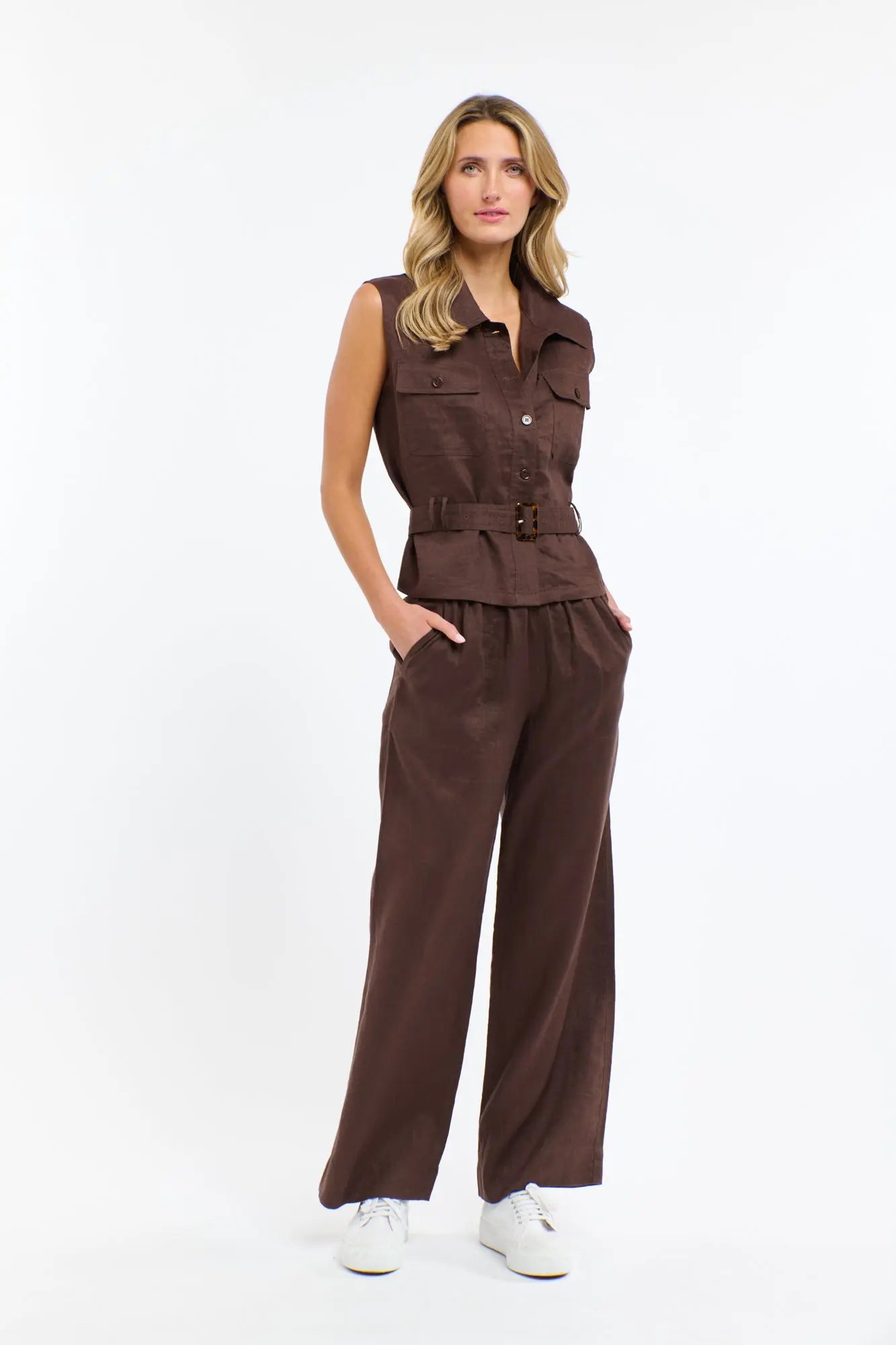 Perry Linen Vest 365 Days