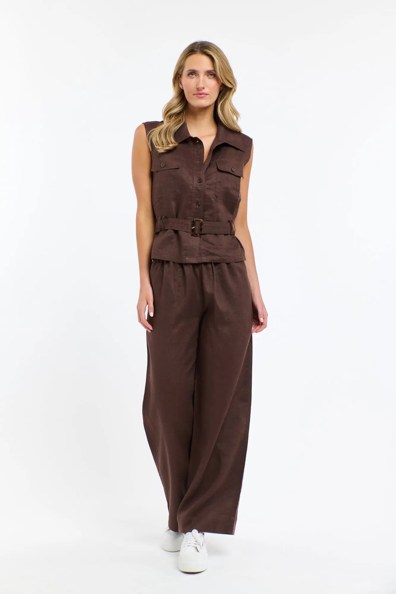 Perry Linen Vest 365 Days