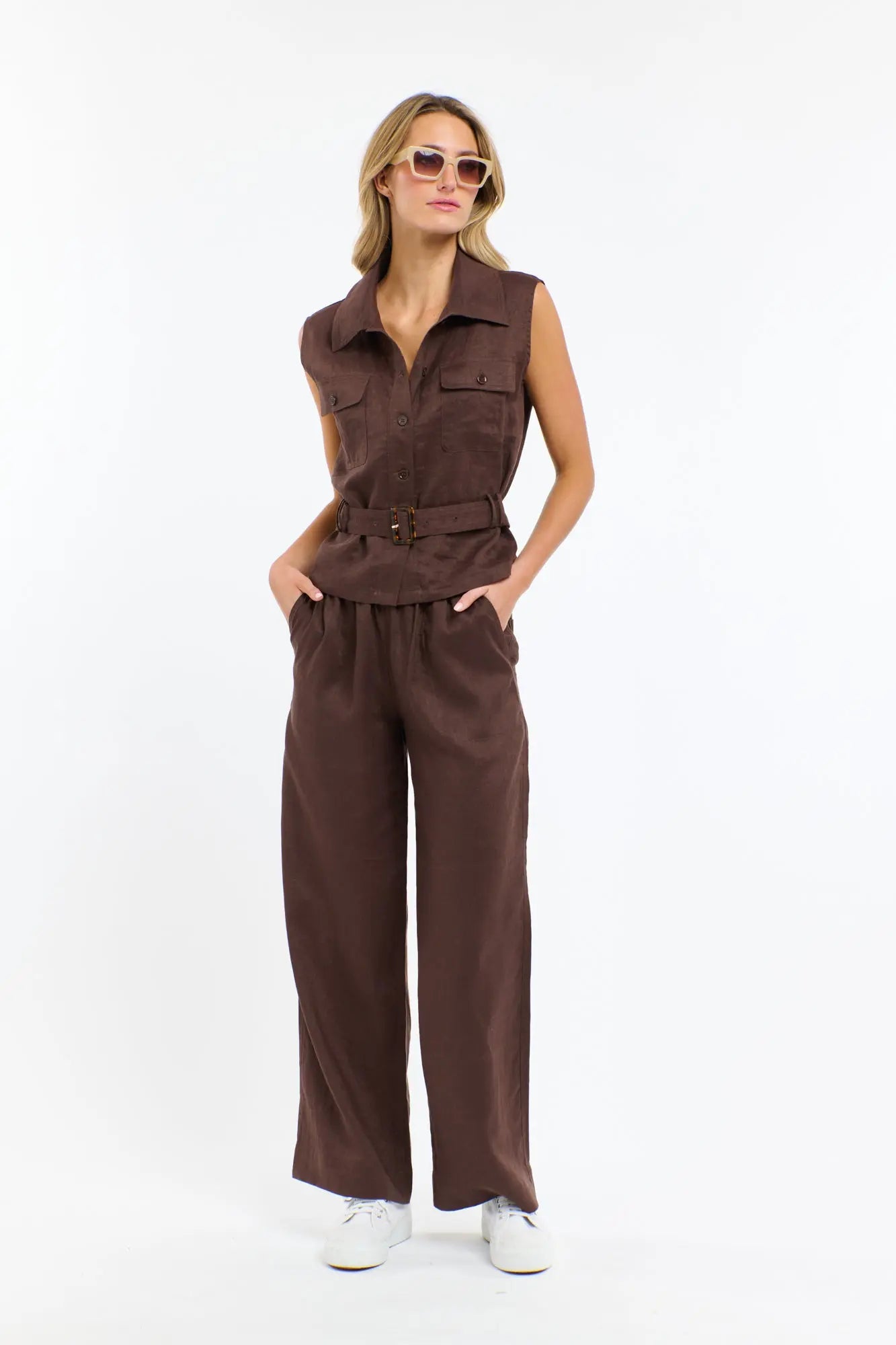 Perry Linen Vest 365 Days