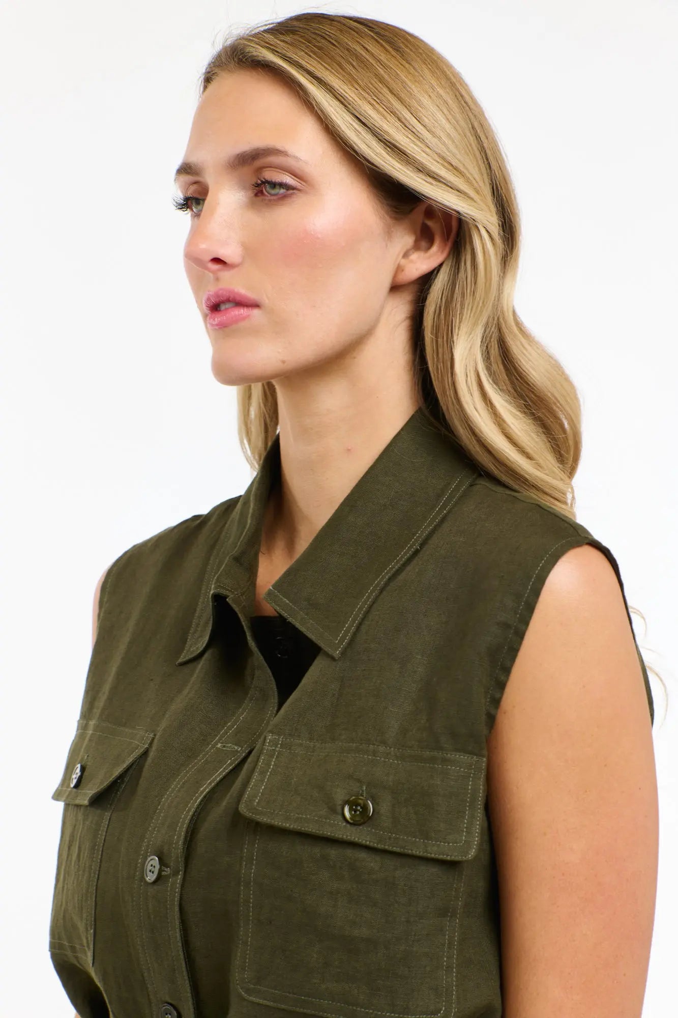 Perry Linen Vest 365 Days