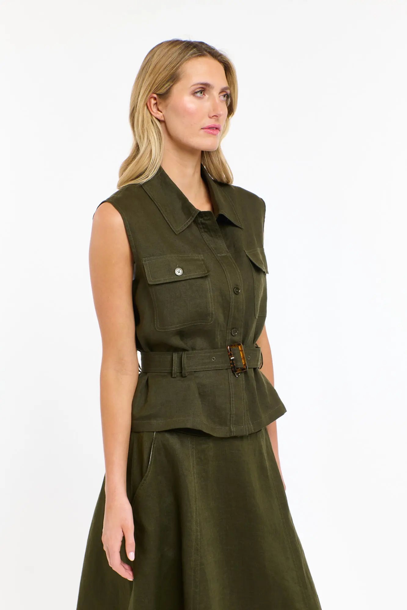 Perry Linen Vest 365 Days