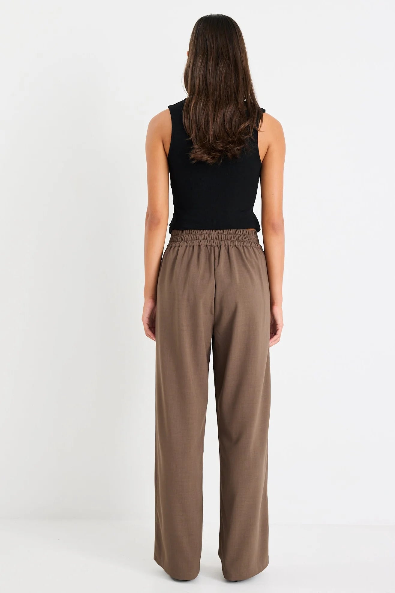 Instinctive Twill Wideleg Elastic Back Pants