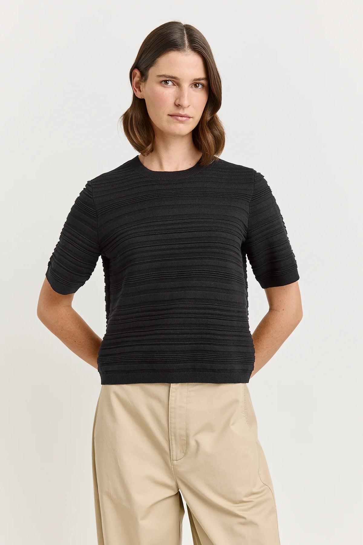 Parallel Knit Top