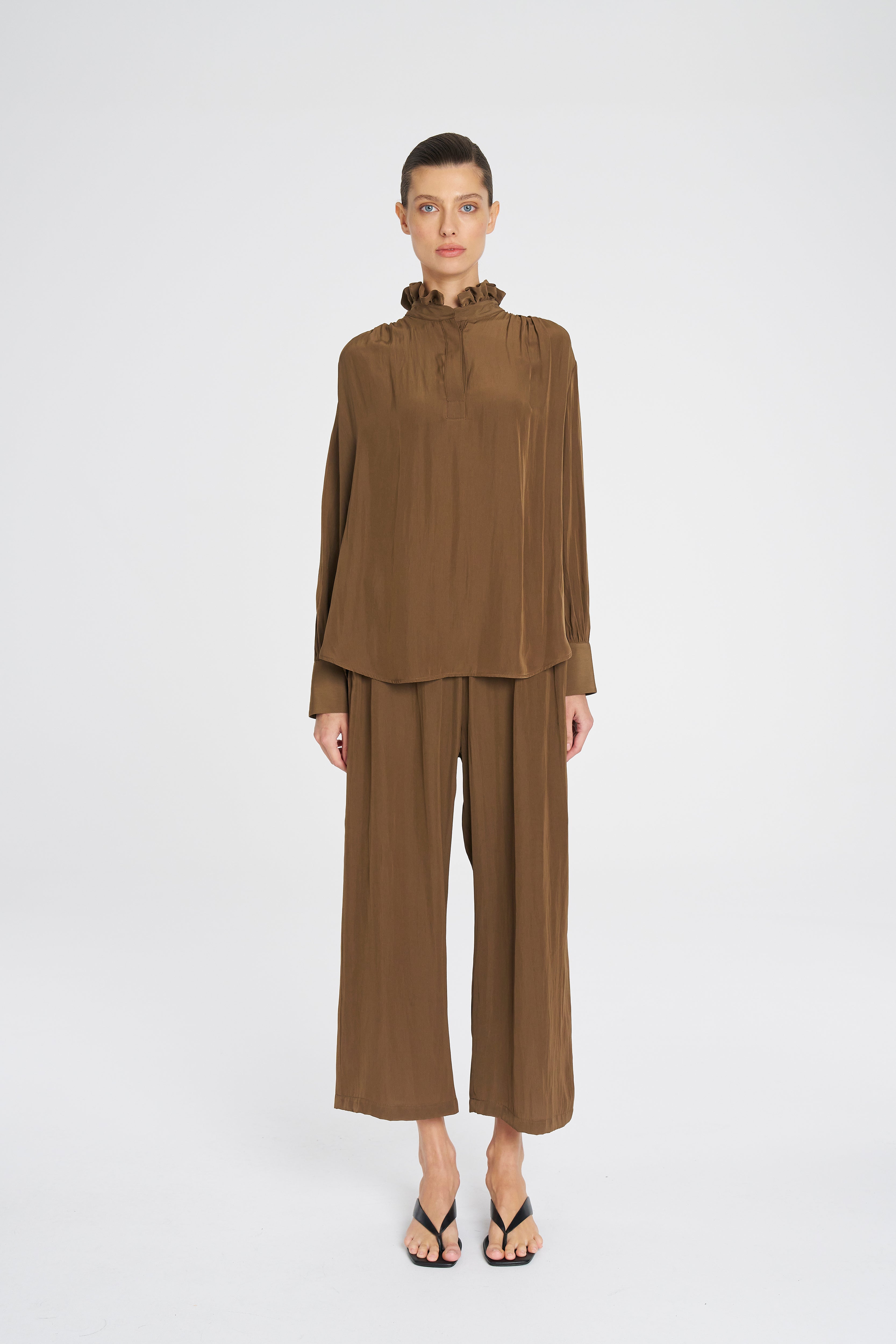 Frill Neck Blouse