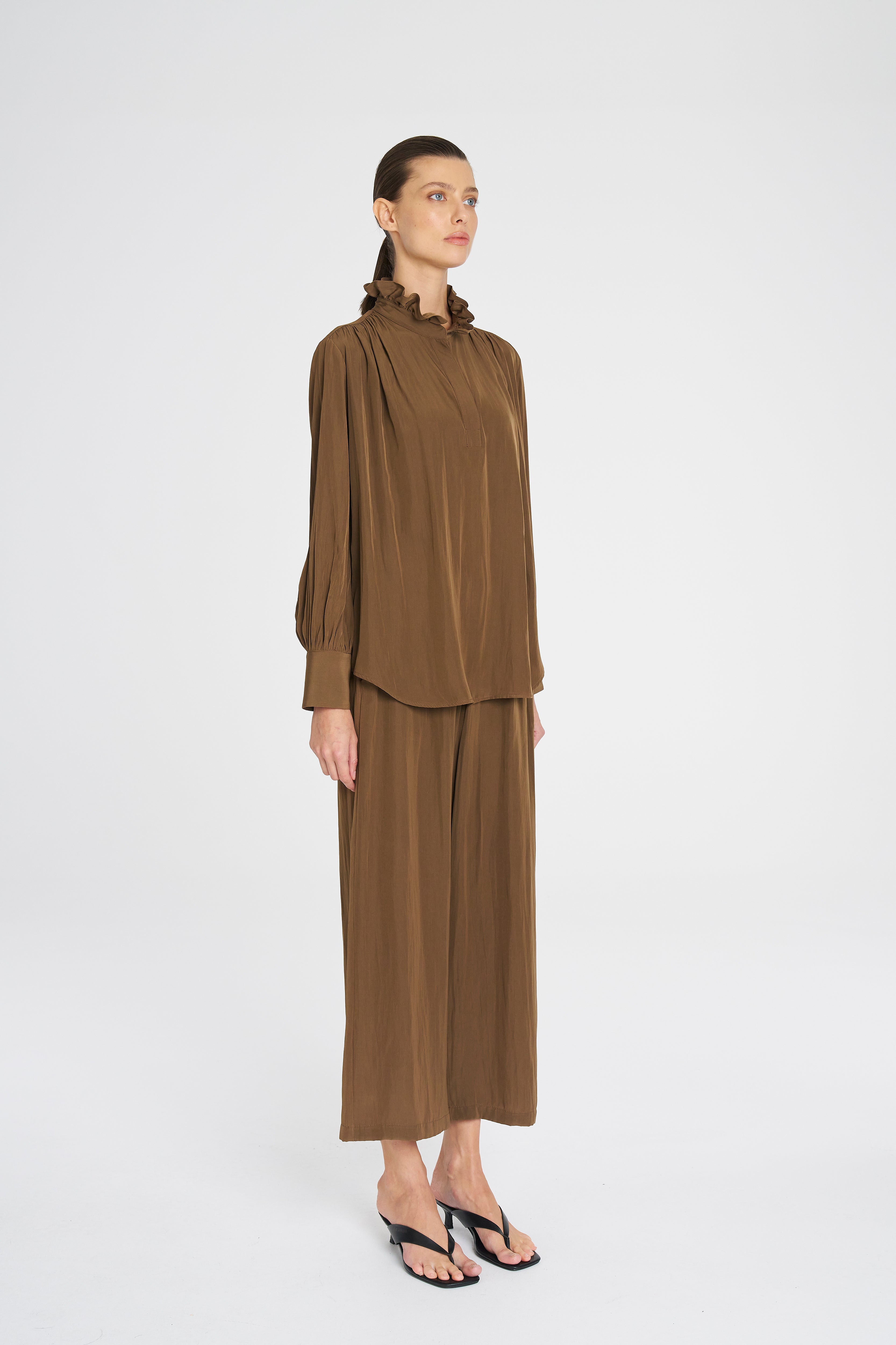 Frill Neck Blouse