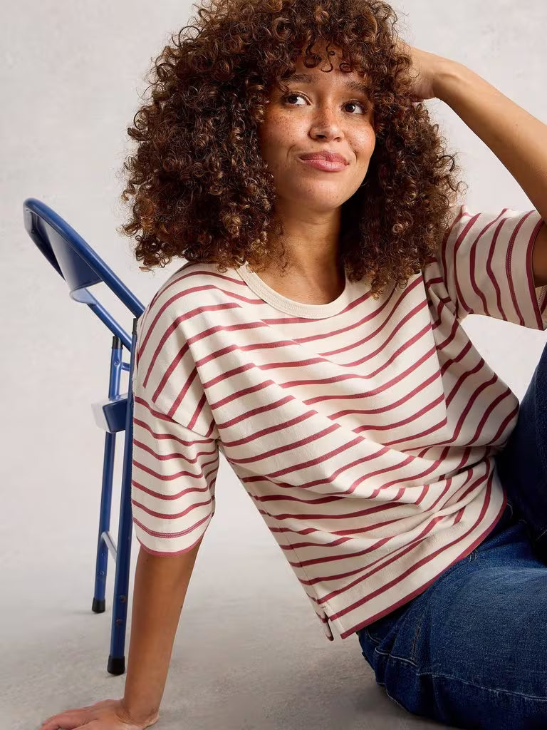 Kat Stripe Tee