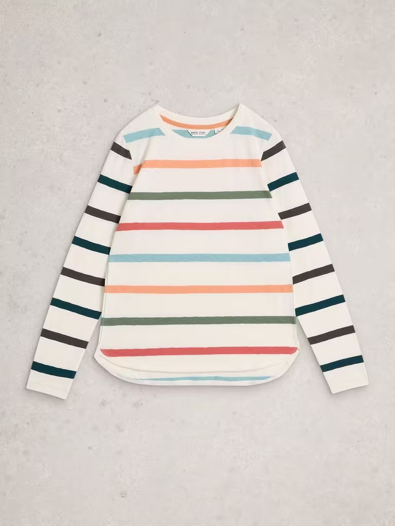 Clara Ls Stripe Tee