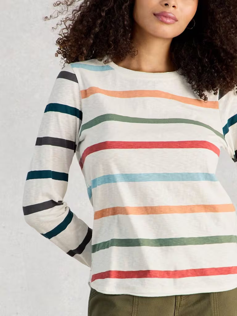 Clara Ls Stripe Tee