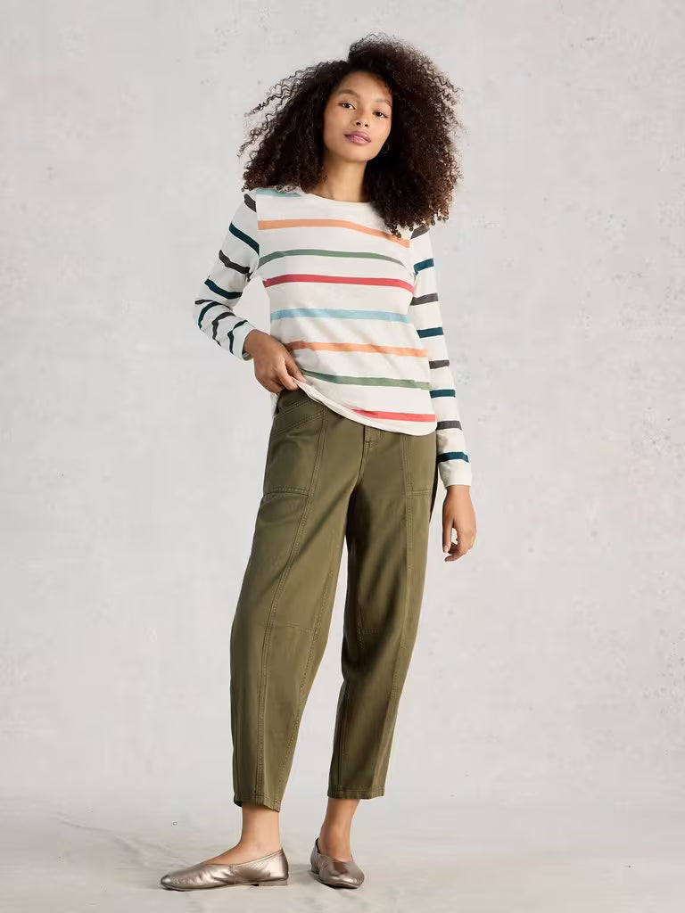 Clara Ls Stripe Tee