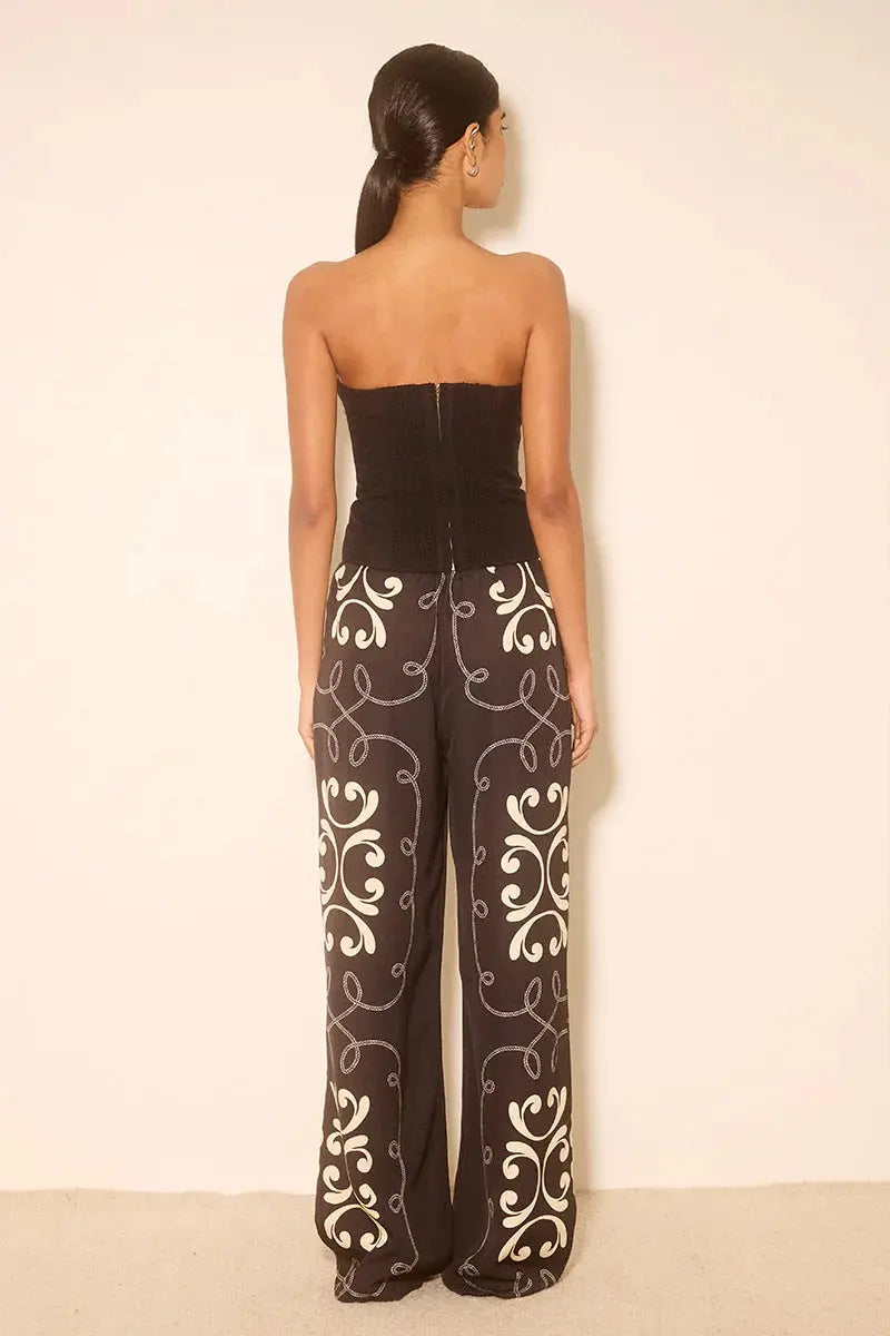 Zahra Embroidered Top Mon Renn