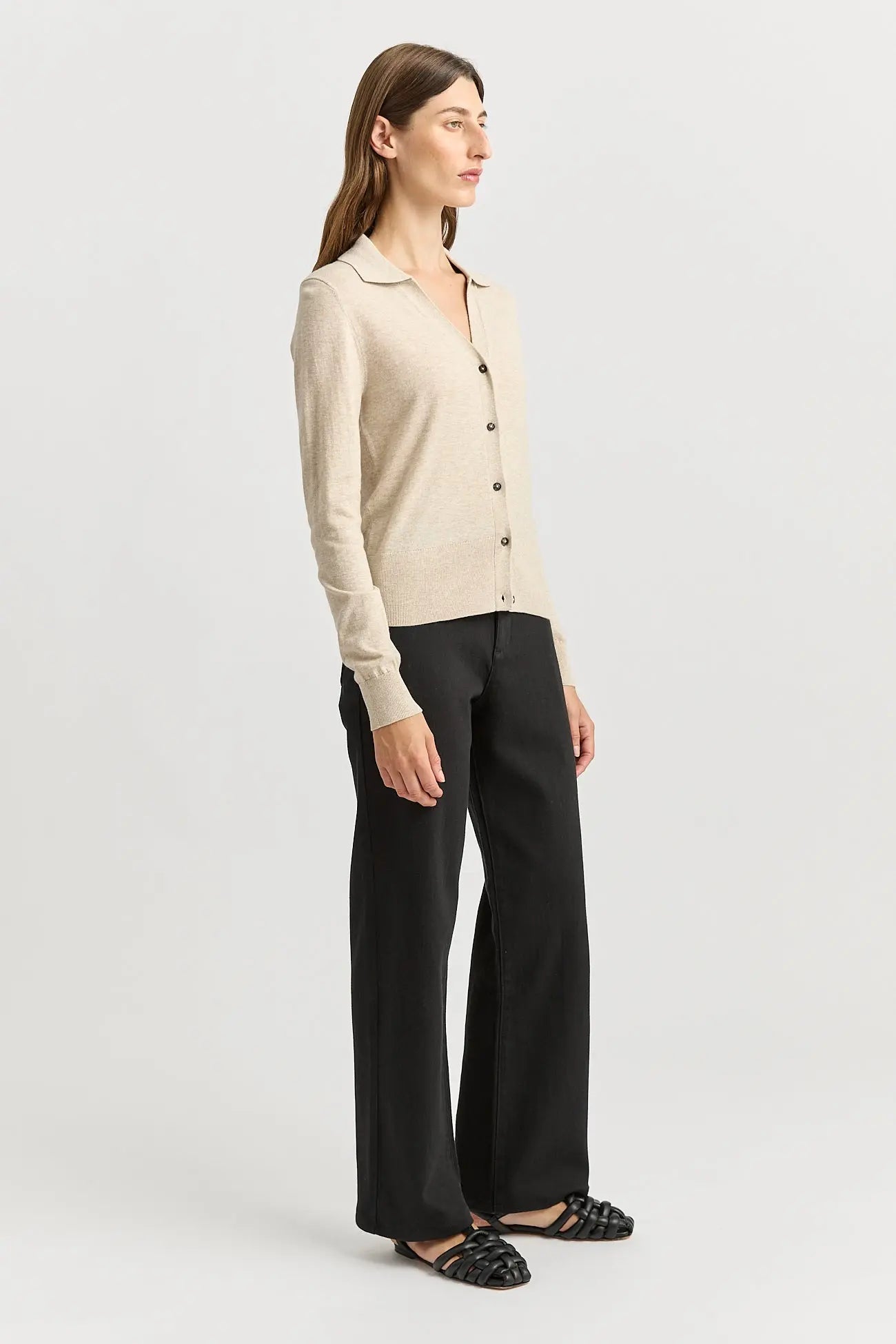 Fine Collar Cardigan Toorallie