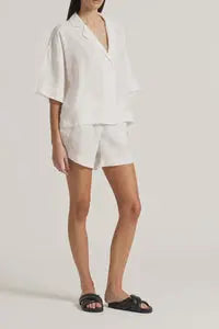 Lounge Linen Shirt Nude Lucy