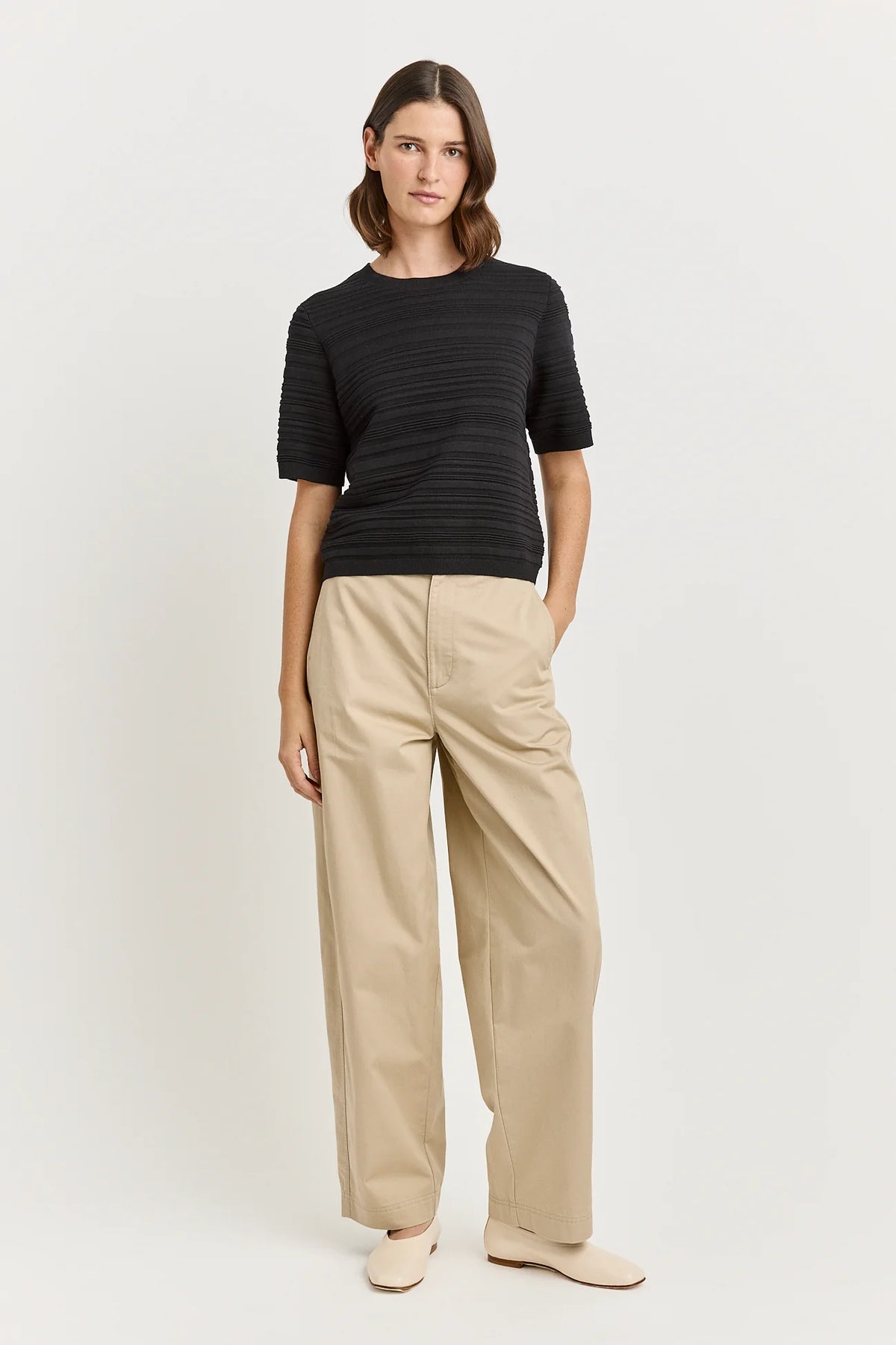 Parallel Knit Top