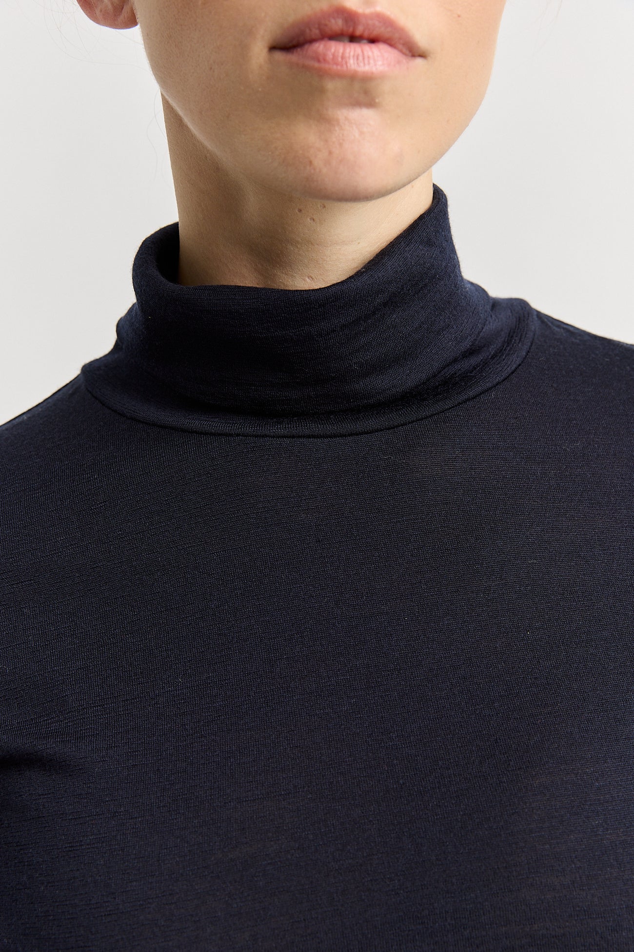 Turtle Neck Merino Tee