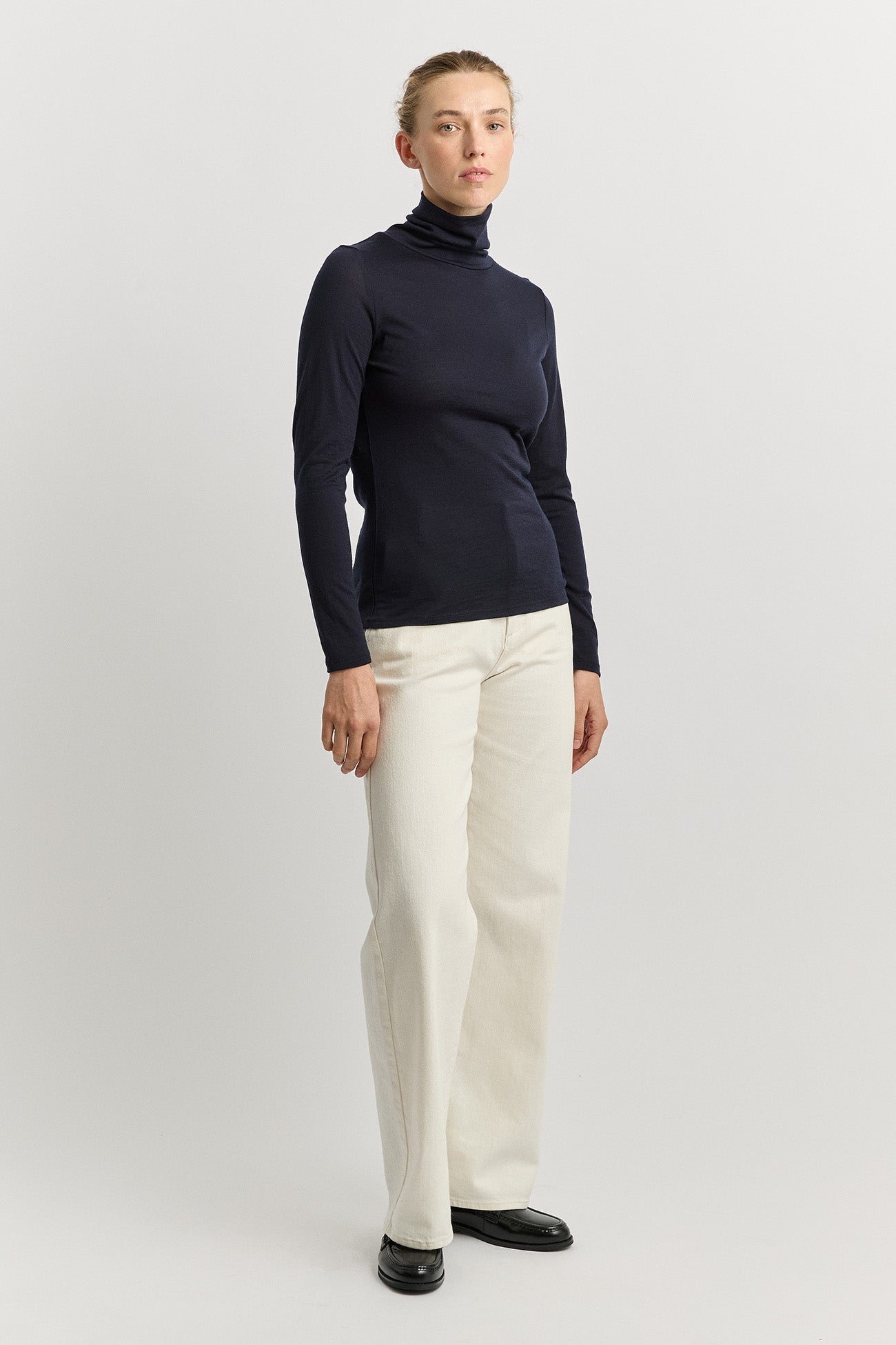 Turtle Neck Merino Tee