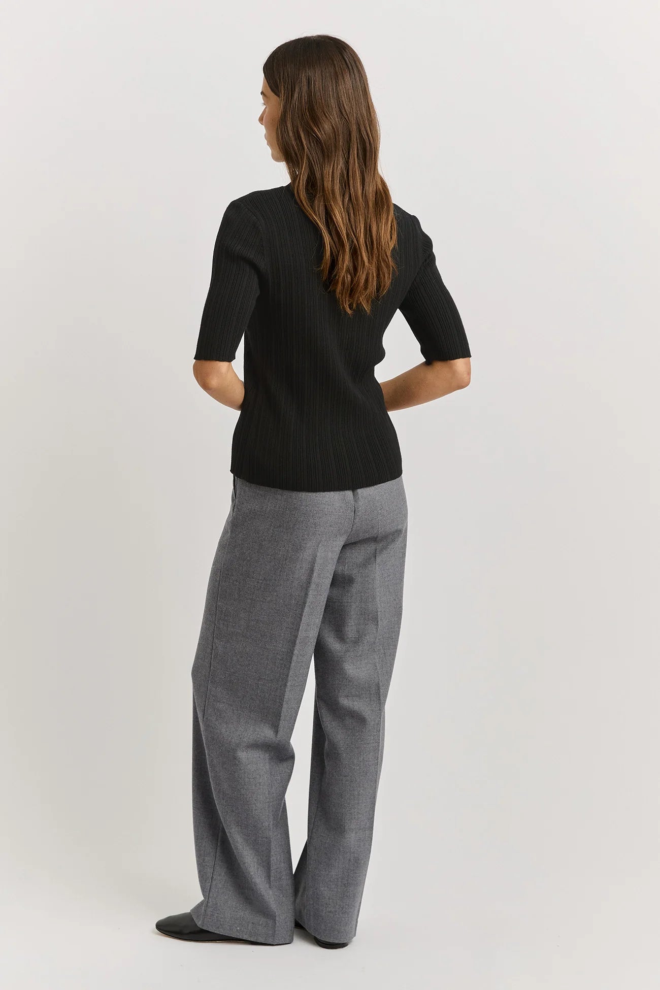 VARIEGATED RIB TOP