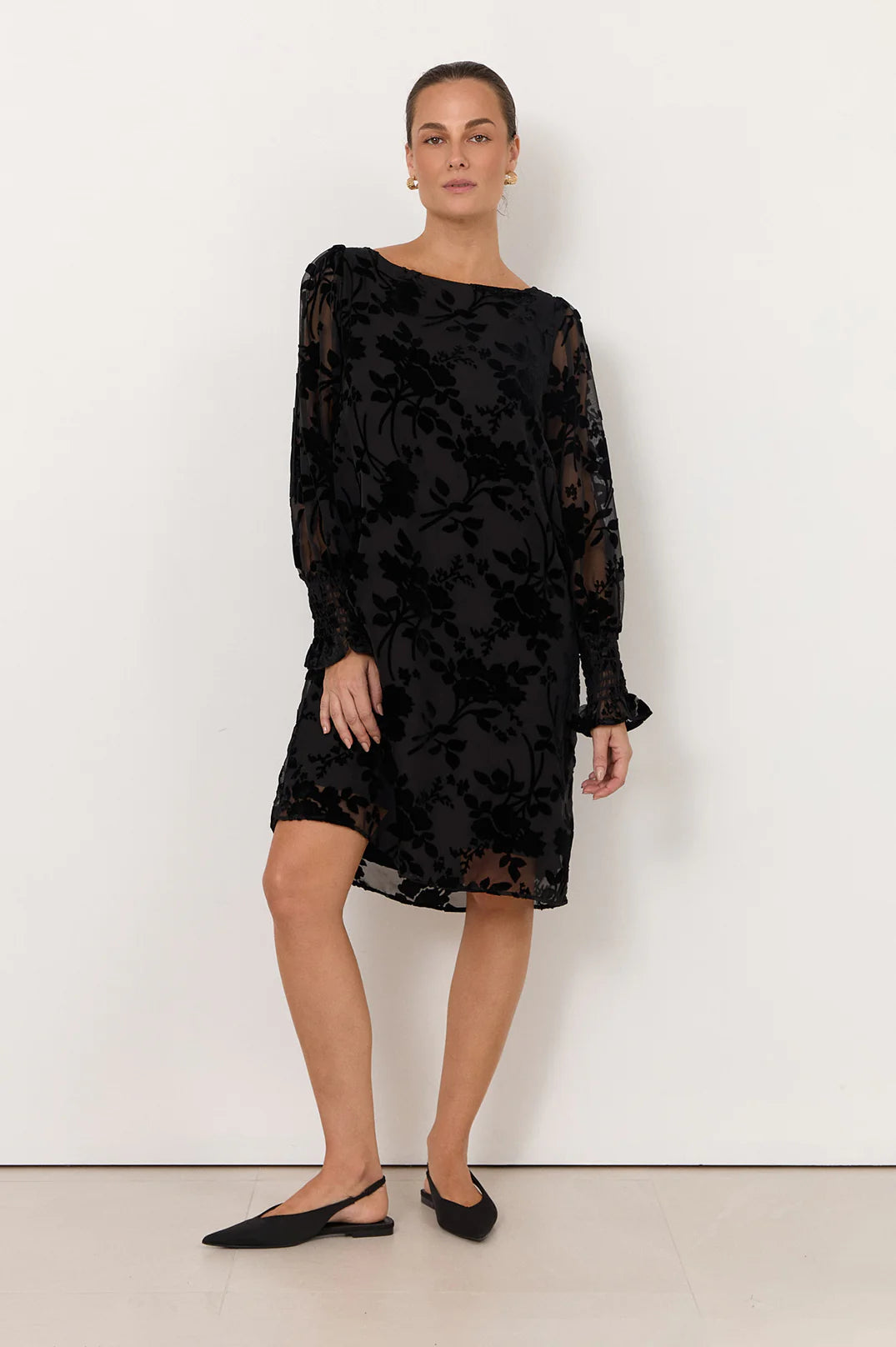 Clover Burnout Short Dress