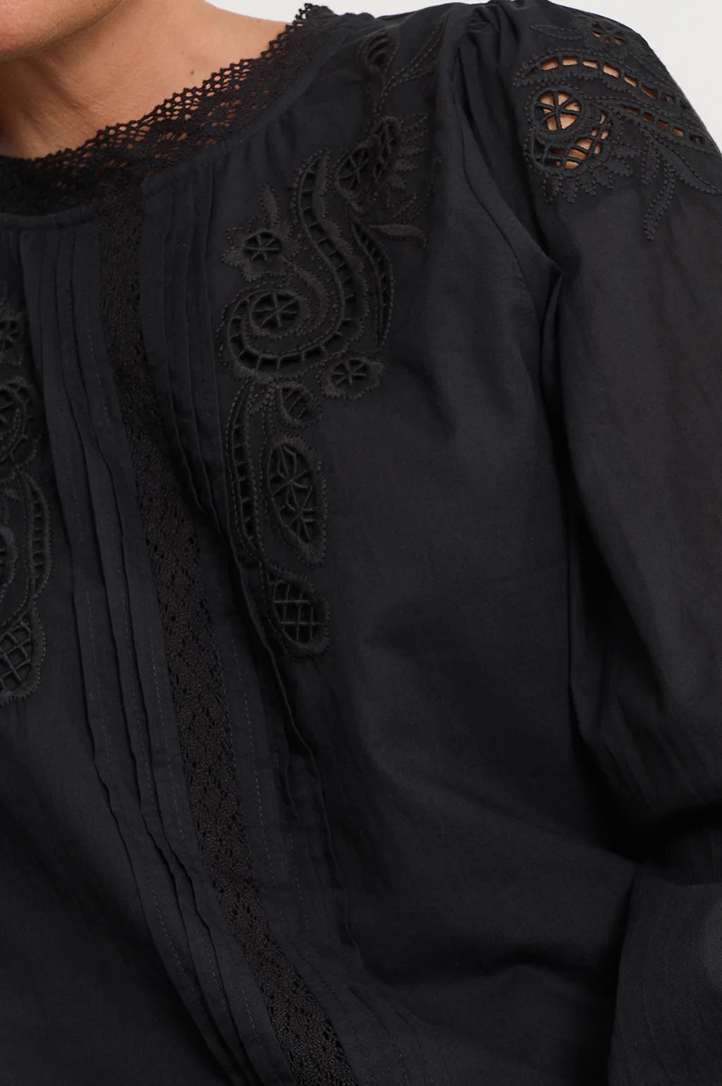 Lou Cut Out Lace Top