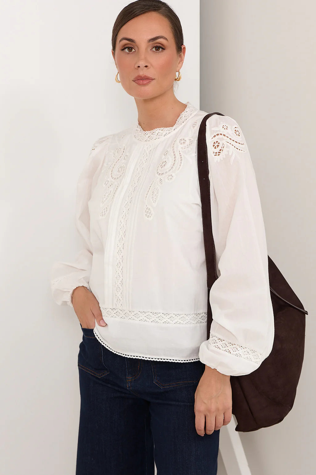 Lou Cut Out Lace Top