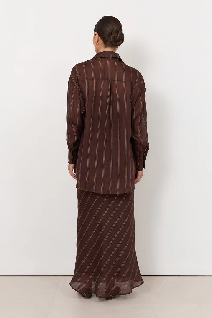 Estelle Stripe Ramie Shirt