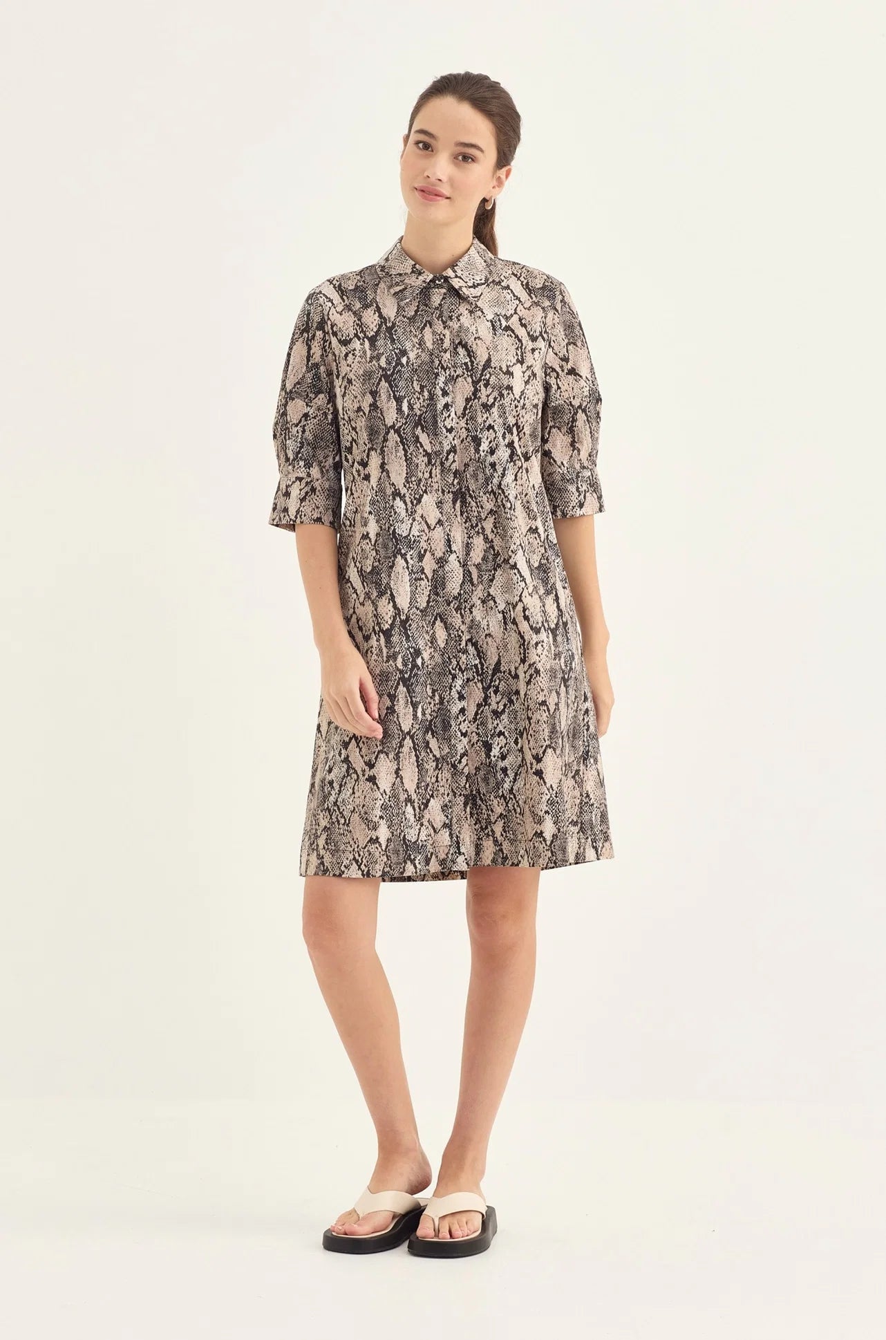 Acrobat Serpent Nori Dress