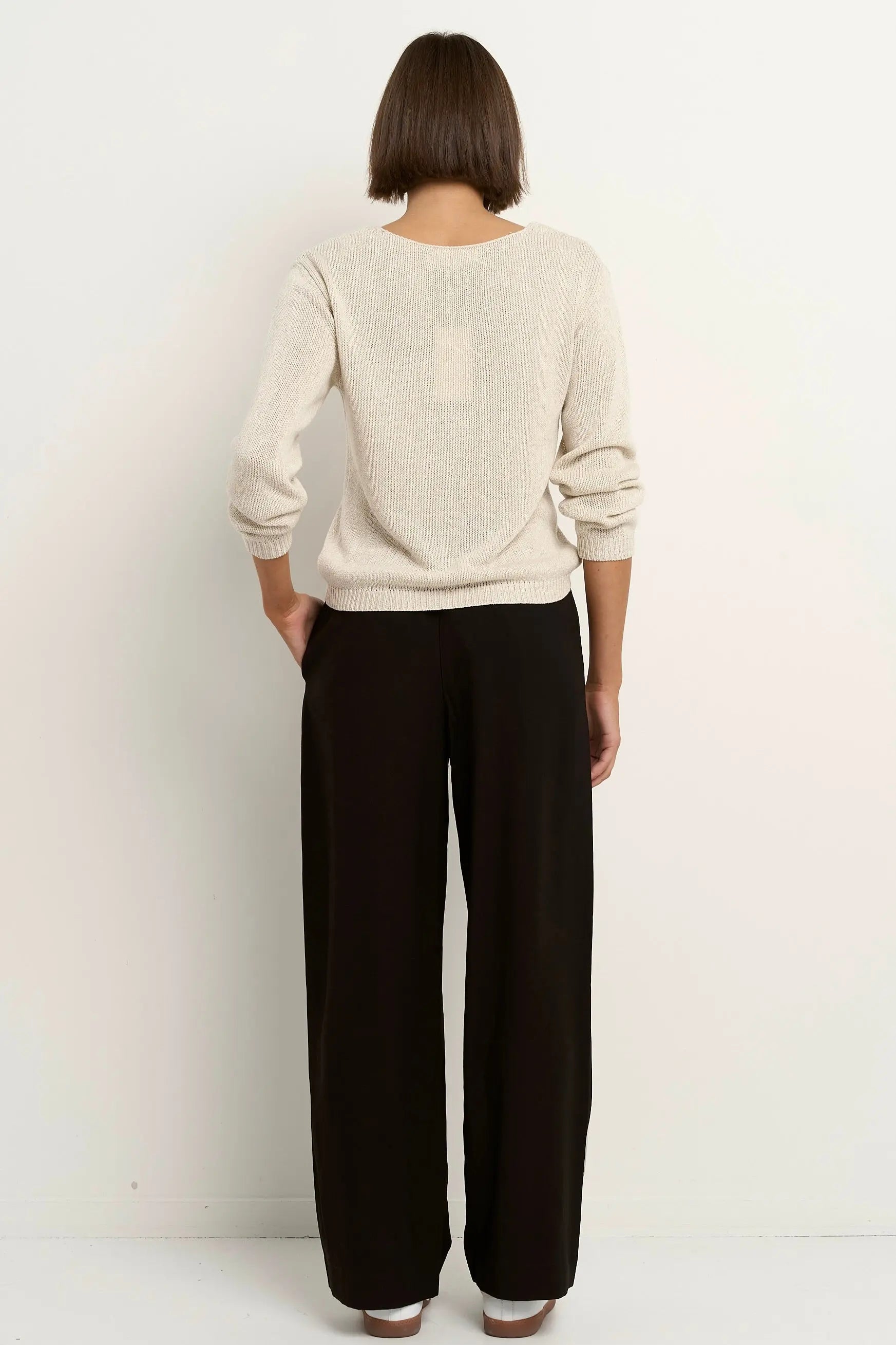 Afternoon Relaxed V Neck Knit Jumper Stories Be Told