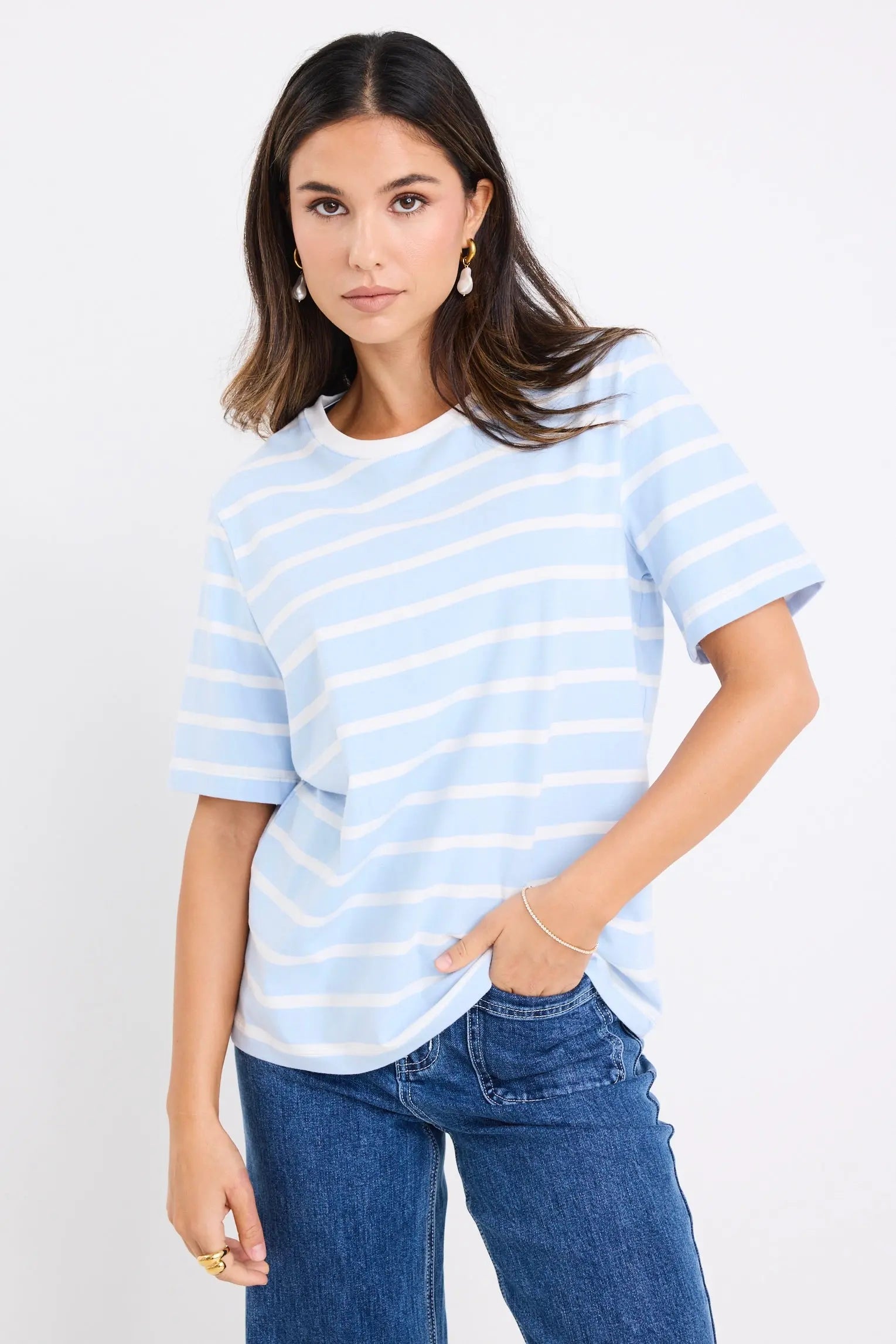 Binding Boxy Fit Tee ReUnion Label