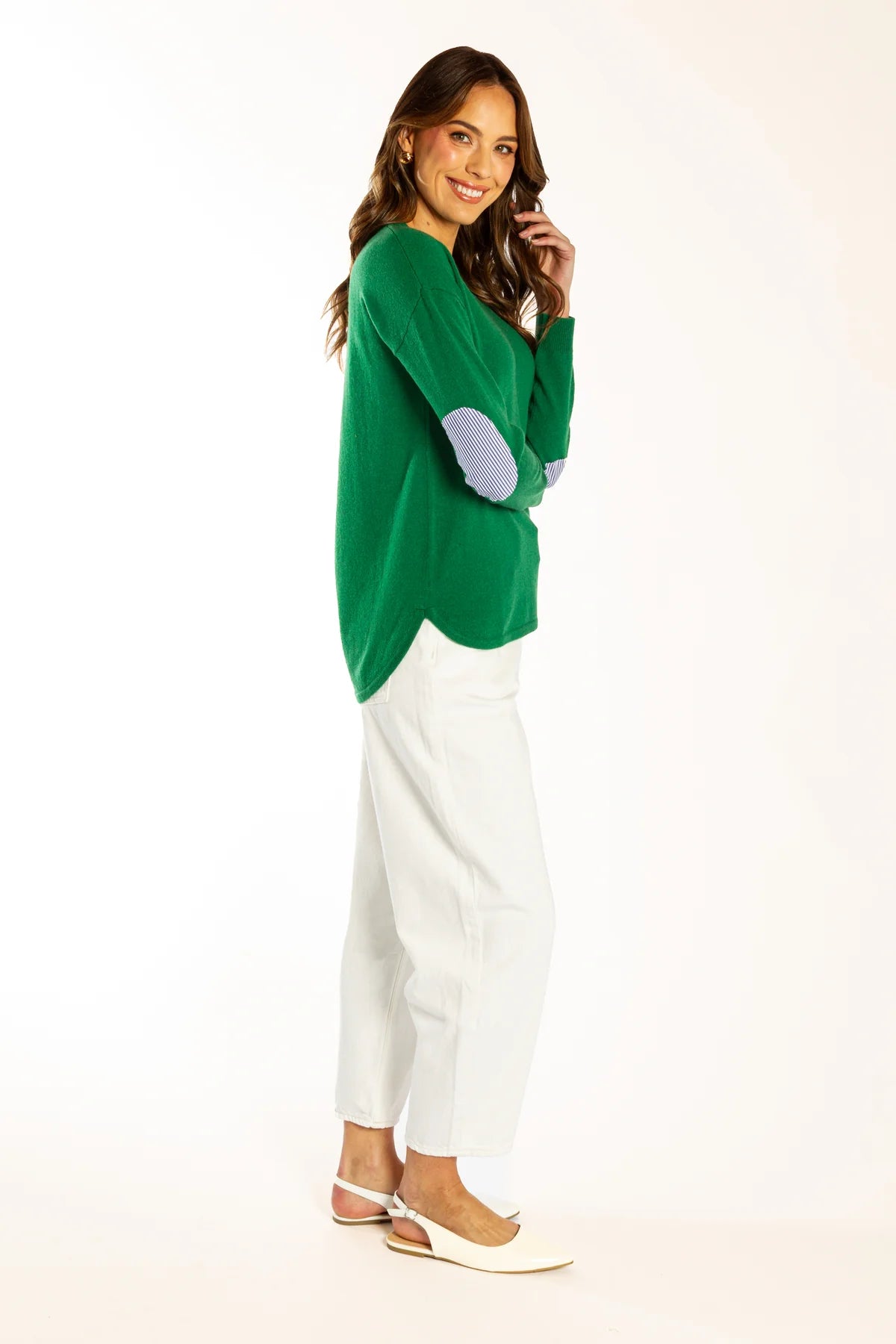 Swing Jumper with Patches